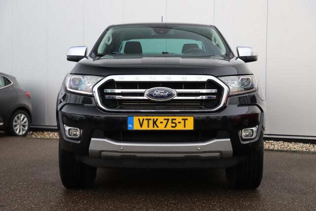 Ford RANGER 2.0 EcoBlue Limited Super Cab 170PK Trekhaak Automaat Navigatie Achteruitrijcamera Carplay android Climate Cruise Control 18 inch LMV