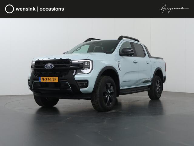 Ford RANGER Stormtrak 2.3 PHEV | 279 PK | DOUBLE CAB | PRO POWER ONBOARD 2.3 kWh | 360 CAMERA | 3500 KG TREKHAAK | ADAPTIEVE CRUISE | LEREN BEKLEDING | NAVIGATIE | STOELVERWARMING | STUURWIELVERWARMING | ELEKRISCHE ROLLER-TOP