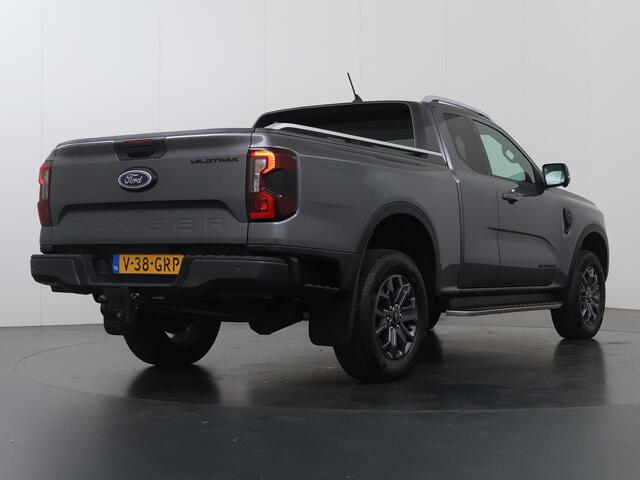 Ford RANGER 2.0 AUT. | SUPER CAB | WILDTRAK | 4-WD | AUTOMAAT | 360 CAMERA | 3500 KG TREKHAAK | ADAPTIEVE CRUISE | LED LAMPEN | NAVIGATIE | CLIMATE CONTROL | BI-TURBO DIESEL | METALLIC