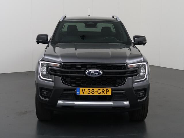 Ford RANGER 2.0 AUT. | SUPER CAB | WILDTRAK | 4-WD | AUTOMAAT | 360 CAMERA | 3500 KG TREKHAAK | ADAPTIEVE CRUISE | LED LAMPEN | NAVIGATIE | CLIMATE CONTROL | BI-TURBO DIESEL | METALLIC
