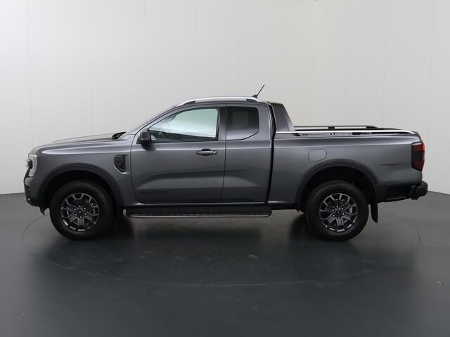 Ford RANGER 2.0 AUT. | SUPER CAB | WILDTRAK | 4-WD | AUTOMAAT | 360 CAMERA | 3500 KG TREKHAAK | ADAPTIEVE CRUISE | LED LAMPEN | NAVIGATIE | CLIMATE CONTROL | BI-TURBO DIESEL | METALLIC