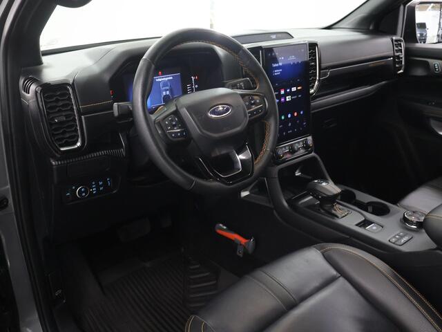 Ford RANGER 2.0 AUT. | SUPER CAB | WILDTRAK | 4-WD | AUTOMAAT | 360 CAMERA | 3500 KG TREKHAAK | ADAPTIEVE CRUISE | LED LAMPEN | NAVIGATIE | CLIMATE CONTROL | BI-TURBO DIESEL | METALLIC