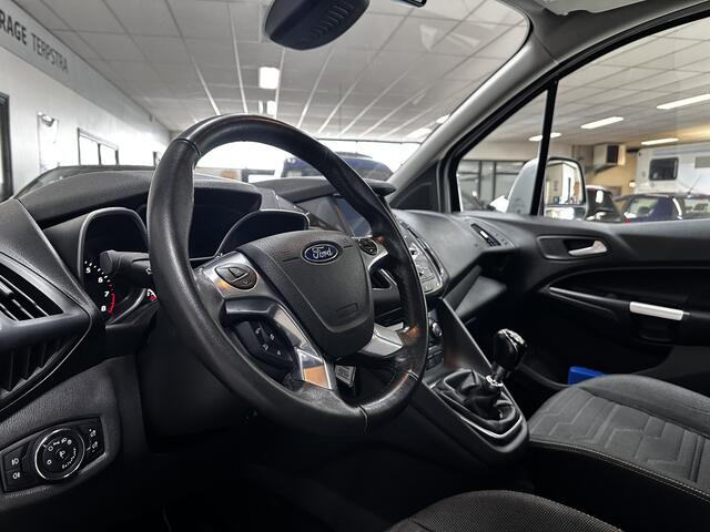 Ford TOURNEO CONNECT Compact 1.0 Titanium /Pano-Dak! /Zij-schuifdeur R+L! /Trekhaak! /DAB+! /Voorruitverw. /Navi /Climat /Cruise /Elek. pakket /Bluetooth /Regensensor /PDC /16"LMV /LED Dagrijverl. /Dakrails.