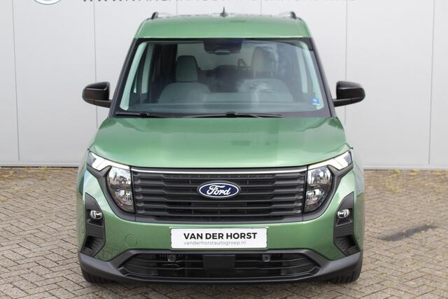 Ford TOURNEO COURIER 1.0-125pk Titanium AUTOMAAT ! UNIEKE Ford Tourneo Courier personen uitv. Fabr. garantie t/m 26-08-2029. Autm. airco, adapt. cruise cntrl, winterpkkt, LM wielen, navigatie, telefoonvoorb., lane- en side assist etc.