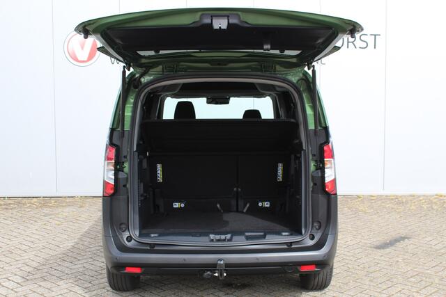 Ford TOURNEO COURIER 1.0-125pk Titanium AUTOMAAT ! UNIEKE Ford Tourneo Courier personen uitv. Fabr. garantie t/m 26-08-2029. Autm. airco, adapt. cruise cntrl, winterpkkt, LM wielen, navigatie, telefoonvoorb., lane- en side assist etc.