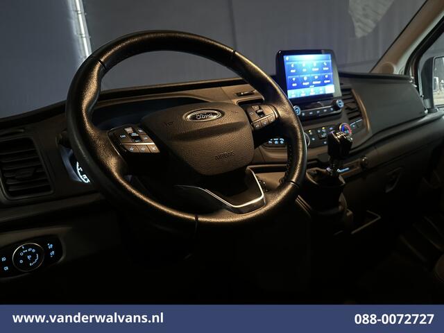 Ford TRANSIT 2.0 TDCI 130pk L2H2 Euro6 Airco | Camera | Navigatie | Apple Carplay | Android Auto LED, Cruiscontrol, Verwarmde Voorruit, Parkeersensoren, Bijrijdersbank
