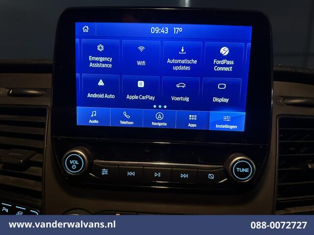 Ford TRANSIT 2.0 TDCI 130pk L2H2 Euro6 Airco | Camera | Navigatie | Apple Carplay | Android Auto LED, Cruiscontrol, Verwarmde Voorruit, Parkeersensoren, Bijrijdersbank