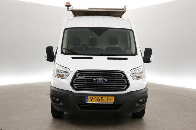 Ford TRANSIT 350 2.0 TDCI L2H2 2800KG Trekgew. Trekhaak Airco Camera Carplay Cruise Navi LED 3 Persoons PDC Imperiaal