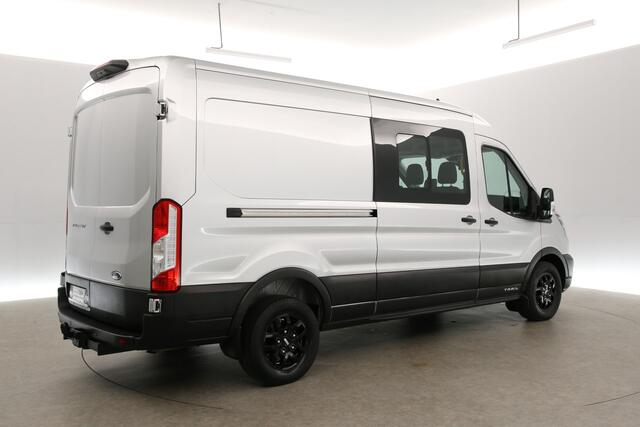 Ford TRANSIT 2.0 TDCI L3H2 TRAIL | DC | 6-Zits | Airco | Camera | Carplay | Cruise | Bi-Xenon | Parkeersens. | Trekhaak