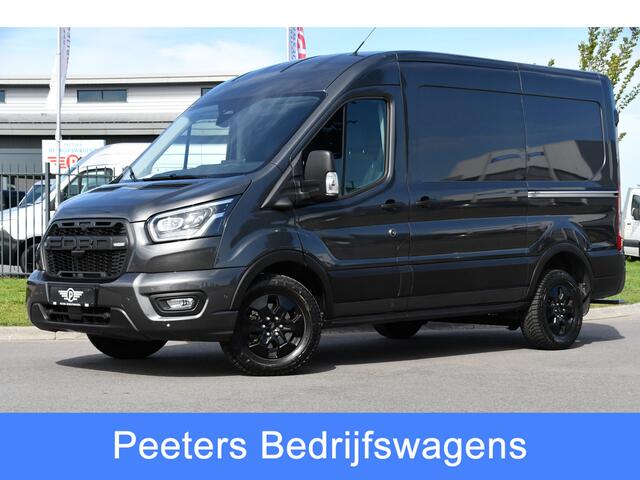 Ford TRANSIT 350 2.0 TDCI L2H2 PB Edition Limited Face Lift! Virtual, Adaptieve Cruise, Xenon, 360 Camera, Carplay, 2 x Schuifdeur, Sensoren, Automaat, Uniek!