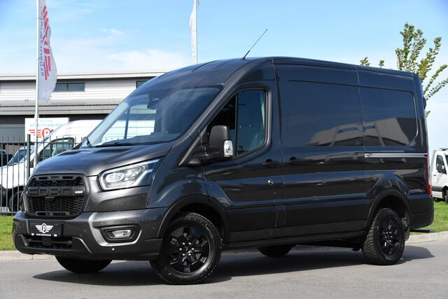 Ford TRANSIT 350 2.0 TDCI L2H2 PB Edition Limited Face Lift! Virtual, Adaptieve Cruise, Xenon, 360 Camera, Carplay, 2 x Schuifdeur, Sensoren, Automaat, Uniek!