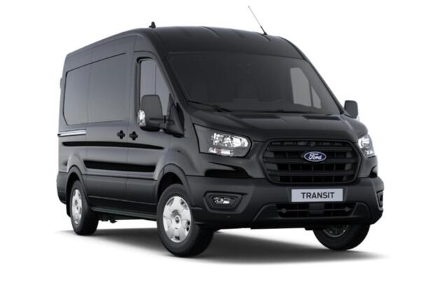 Ford TRANSIT 350 2.0 TDCI 165pk L2H2 Trend Automaat (V801) Camera | Cruise | Trekhaak | Laadruimte pakket| KLEUR ZWART