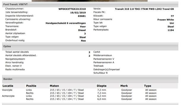 Ford TRANSIT 310 2.0 TDCI L2H2 / 3Pers. / Imperial & Ladder / Airco / Trekhaak / Pdc.V+A / Navigatie / Distr.vv.bij 60.400 km / *Ideaal voor Camper* /