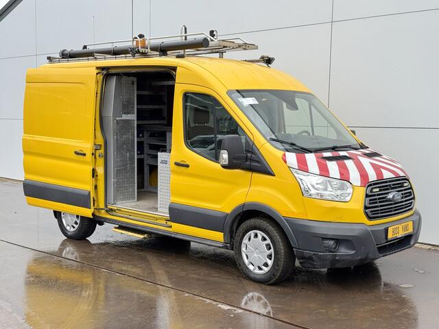 Ford TRANSIT 350 2.0 TDCI 130pk Elektrisch Imperiaal Volledige Carval Inbouw Airco Cruise Control Camera Navigatie Standkachel Parkeersensoren voor achter