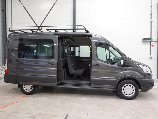 Ford TRANSIT 130pk L3H2 Dubbele Cabine 6-Zits Airco Cruise control Trekhaak Imperiaal Euro6