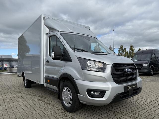 Ford TRANSIT 350 2.0 TDCI | L4 H1 | TREND SKELETAL | KARHOF GESLOTEN BAK INCL. OVERLOOP KLEP | UIT VOORRAAD LEVERBAAR | KENTEKEN 2024 | 170 PK | AIRCO | CRUISE CONTROL | DAB+ | LANE-ASSIT | 3-ZITS