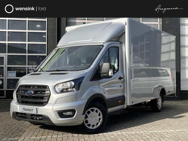 Ford TRANSIT 350 170pk L4H1 Skeletal Bakwagen! Airco / Cruise control / Karhof Gesloten Bak + Deuren / Bluetooth / Voorruitverwa. / DAB+ / LAADVERMOGEN 1303 KG / BPM VRIJ!