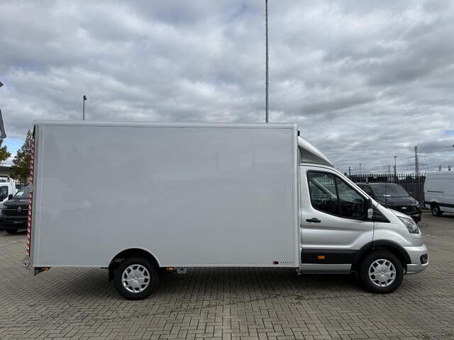 Ford TRANSIT 350 2.0 TDCI | L4 H1 | TREND BAKWAGEN | KARHOF GESLOTEN BAK INCL. OVERLOOP KLEP | UIT VOORRAAD LEVERBAAR | KENTEKEN 2024 | 170 PK | AIRCO | CRUISE CONTROL | DAB+ | LANE-ASSIT | 3-ZITS