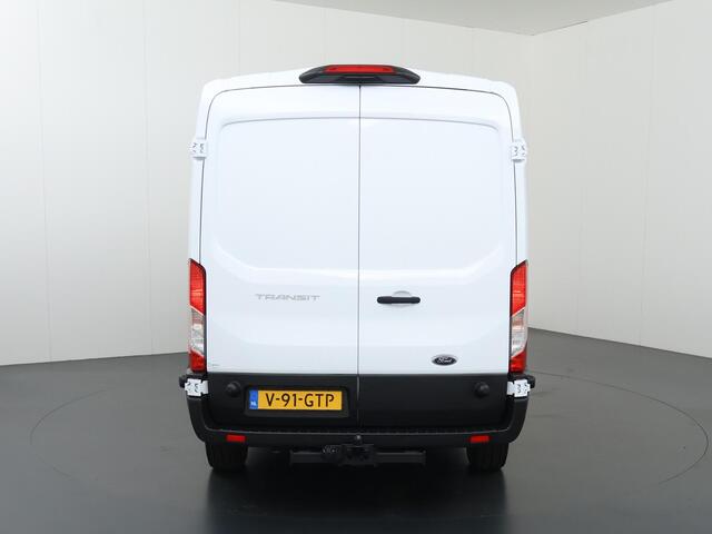 Ford TRANSIT 350 | 2.0 TDCI | L3 H2 | Trend | TREKHAAK 2500 KG AHW | CLIMATE CONTROL | NAVIGATIE | PARKEERSENSOREN V+A | CRUISE CONTROL | BIJRIJDERSBANK | LAADRUIMTE PAKKET | APPLE CARPLAY / ANDROID AUTO | STOEVERWARMING