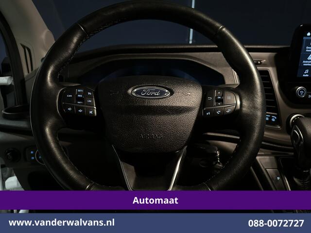 Ford TRANSIT 2.0 TDCI 130pk Automaat L3H2 Euro6 Airco | Apple Carplay | Cruisecontrol | Trekhaak | Stoelverwarming Android Auto, Verwarmde voorruit, Parkeersensoren, Bijrijdersbank