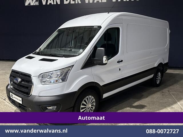 Ford TRANSIT 2.0 TDCI 130pk Automaat L3H2 Euro6 Airco | Apple Carplay | Cruisecontrol | Trekhaak | Stoelverwarming Android Auto, Verwarmde voorruit, Parkeersensoren, Bijrijdersbank
