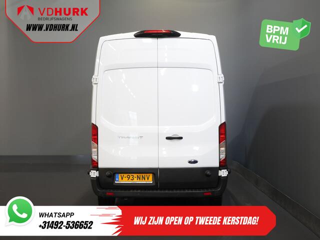Ford TRANSIT 350 2.0 TDCI 130 pk L3H3 Adapt.Cruise/ 360 Camera/ 270Gr.Deuren/ Stoelverw./ Navi/ Carplay/ PDC/ Climate