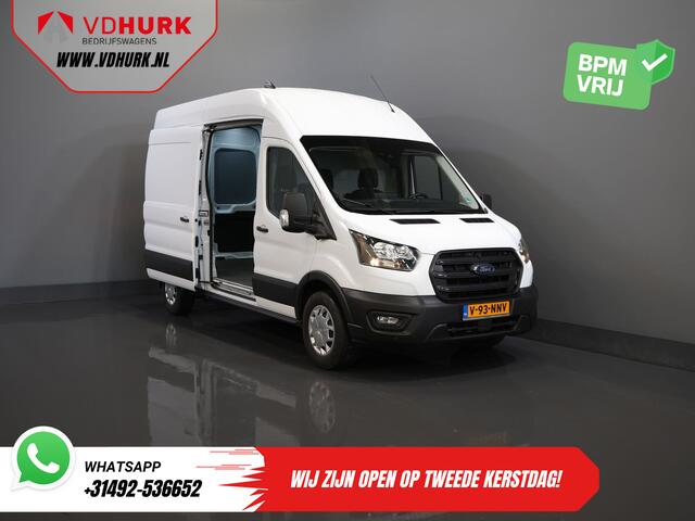 Ford TRANSIT 350 2.0 TDCI 130 pk L3H3 Adapt.Cruise/ 360 Camera/ 270Gr.Deuren/ Stoelverw./ Navi/ Carplay/ PDC/ Climate