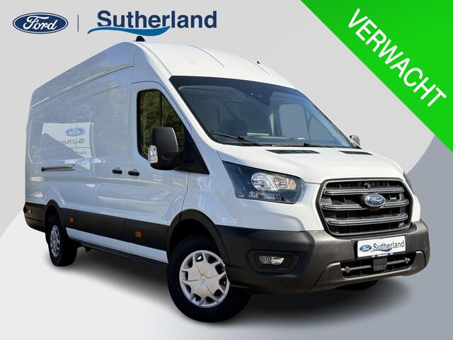 Ford TRANSIT 350 2.0 TDCI L4H3 Trend RWD | 130pk | Navigatiesysteem SYNC4 | Stoelverwarming | Elektrisch inklapbare buitenspiegels | Elektrisch verstelbare bestuurdersstoel | Passagiersairbag | Allweather banden | Laadruimte beschermingspakket | 150 watt/230V aanslui
