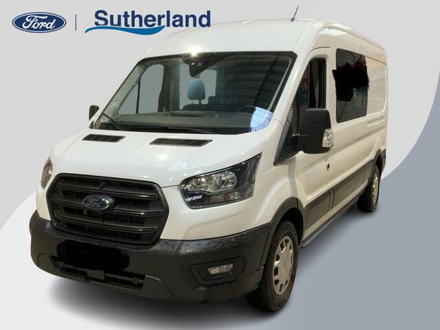 Ford TRANSIT 350 2.0 TDCI L3H2 DC | Dubbele Cabine | Trend | 6 persoons | 170pk | Airco | Trekhaak