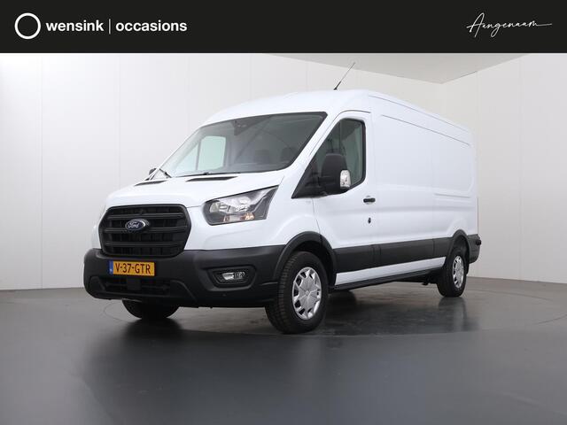 Ford TRANSIT 350 | 2.0 TDCI | L3 H2 | Trend | TREKHAAK 2500 KG AHW | CLIMATE CONTROL | NAVIGATIE | PARKEERSENSOREN V+A | CRUISE CONTROL | BIJRIJDERSBANK | LAADRUIMTE PAKKET | APPLE CARPLAY / ANDROID AUTO | STOEVERWARMING