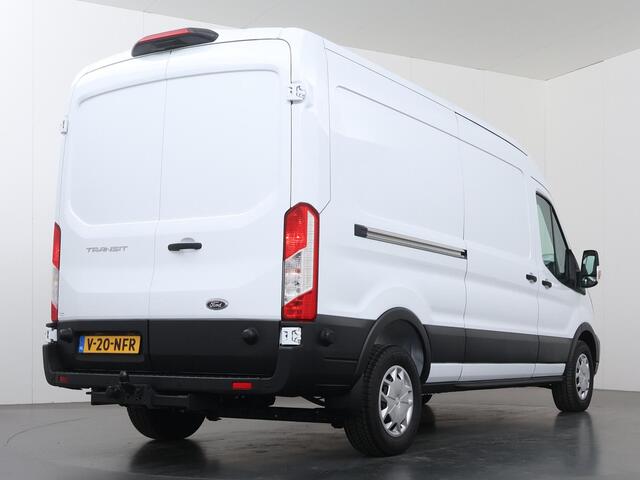 Ford TRANSIT 350 | 2.0 TDCI | L3 H2 | Trend | TREKHAAK 2500 KG AHW | CLIMATE CONTROL | NAVIGATIE | PARKEERSENSOREN V+A | CRUISE CONTROL | BIJRIJDERSBANK | LAADRUIMTE PAKKET | APPLE CARPLAY / ANDROID AUTO | STOEVERWARMING