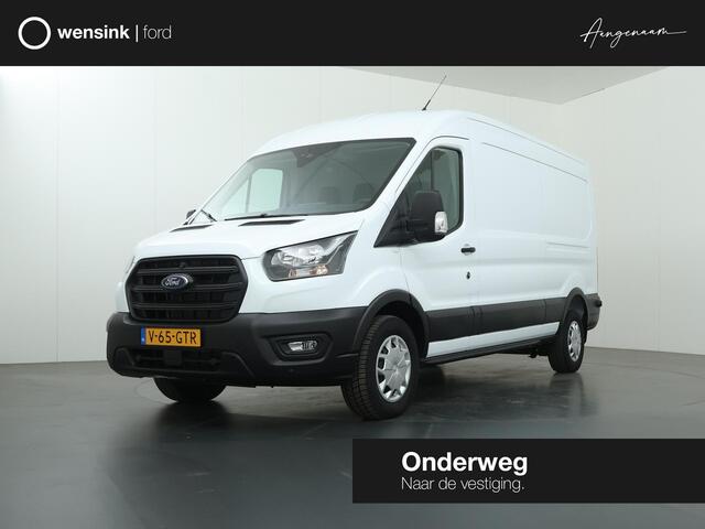 Ford TRANSIT 350 | 2.0 TDCI | L3 H2 | Trend | TREKHAAK 2500 KG AHW | CLIMATE CONTROL | NAVIGATIE | PARKEERSENSOREN V+A | CRUISE CONTROL | BIJRIJDERSBANK | LAADRUIMTE PAKKET | APPLE CARPLAY / ANDROID AUTO | STOEVERWARMING