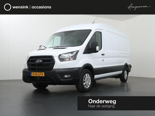 Ford TRANSIT 350 | 2.0 TDCI | L3 H2 | Trend | TREKHAAK 2500 KG AHW | CLIMATE CONTROL | NAVIGATIE | PARKEERSENSOREN V+A | CRUISE CONTROL | BIJRIJDERSBANK | LAADRUIMTE PAKKET | APPLE CARPLAY / ANDROID AUTO | STOEVERWARMING