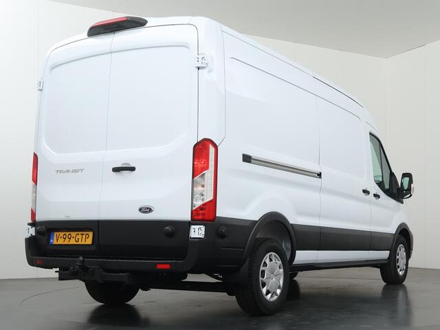 Ford TRANSIT 350 | 2.0 TDCI | L3 H2 | Trend | TREKHAAK 2500 KG AHW | CLIMATE CONTROL | NAVIGATIE | PARKEERSENSOREN V+A | CRUISE CONTROL | BIJRIJDERSBANK | LAADRUIMTE PAKKET | APPLE CARPLAY / ANDROID AUTO | STOEVERWARMING