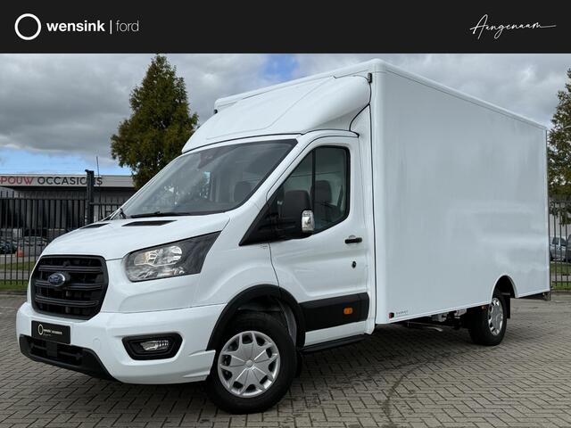 Ford TRANSIT 350 2.0 TDCI | L4 H1 | TREND | SKELETAL | BAKWAGEN KARHOF GESLOTEN BAK INCL. OVERLOOP KLEP | UIT VOORRAAD LEVERBAAR | KENTEKEN 2024 | 170 PK | AIRCO | CRUISE CONTROL | DAB+ | LANE-ASSIT | 3-ZITS