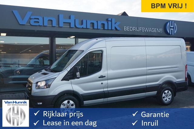 Ford TRANSIT 350L 130PK L3H2 BPM VRIJ!! Sync4 Navi, 360 Camera, LM Velg, Trekhaak!! NR. A101