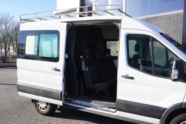 Ford TRANSIT 2.0 TDCI L2H2 Dubbel cabine EURO 6 - Airco - Cruise - PDC - ¤15.900,- Excl.