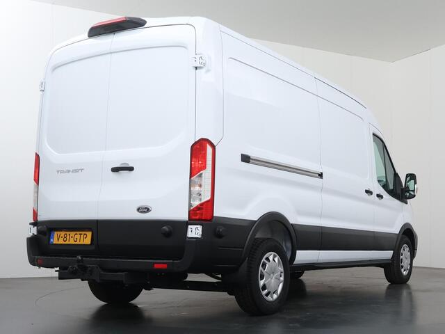 Ford TRANSIT 350 | 2.0 TDCI | L3 H2 | TREND | TREKHAAK 2500 KG AHW | CLIMATE CONTROL | NAVIGATIE | PARKEERSENSOREN V+A | CRUISE CONTROL | BIJRIJDERSBANK | LAADRUIMTE PAKKET | APPLE CARPLAY / ANDROID AUTO | STOEVERWARMING