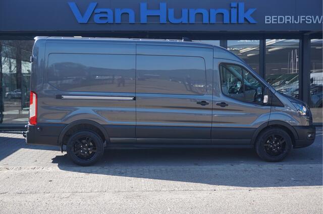 Ford TRANSIT 350L L3H2 Trail Edition AUT 130PK BPM VRIJ!! 12" Sync4 Navi, Camera, Trekhaak, 17" LM!! NR. K01*