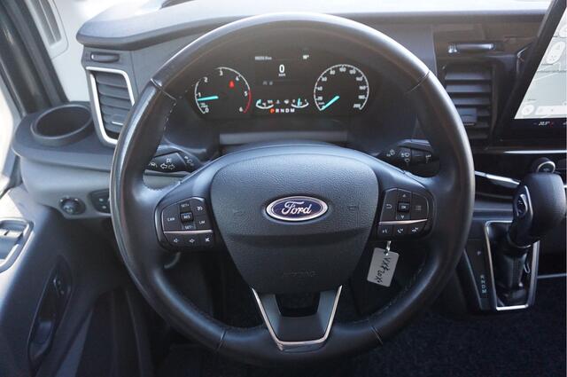 Ford TRANSIT 350L L3H2 Trail Edition AUT 130PK BPM VRIJ!! 12" Sync4 Navi, Camera, Trekhaak, 17" LM!! NR. K01*