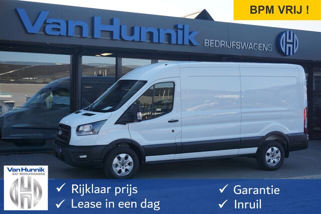 Ford TRANSIT 350L 130PK AUT L3H2 BPM VRIJ!! Sync4 Navi, 360 Camera, LM Velg, Trekhaak!! NR. A131