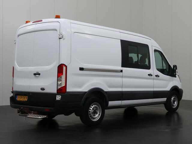 Ford TRANSIT 2.0TDCI 130PK L3H2 Dubbele Cabine | 6-Persoons | Airco | Cruise | Trekhaak 2800Kg