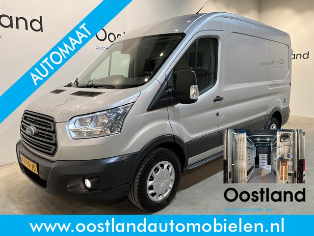 Ford TRANSIT 350 2.0 TDCI L2H2 Trend 130 PK Automaat / Servicebus / Sortimo Inrichting / Euro 6 / Airco / Cruise Control / Camera / 3-Zits