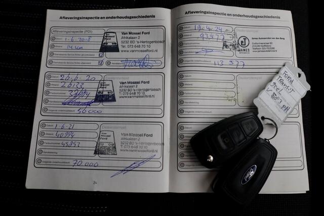 Ford TRANSIT 350 2.0 TDCI 130pk E6 L3H2 Trend Airco/Imperiaal/Trekhaak 2800kg 05-2018