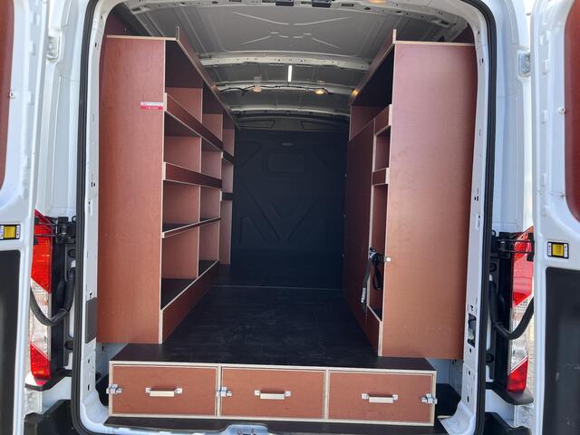 Ford TRANSIT 310 2.0 TDCI L2H2 Trend 130pk | 12 inch SYNC 4 | Trekhaak | Volledig ingericht | Imperiaal | Draadloos Apple Carplay/Android auto | Achteruitrijcamera incl. Downlighter | Digitale Cockpit |