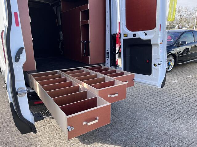 Ford TRANSIT 310 2.0 TDCI L2H2 Trend 130pk | 12 inch SYNC 4 | Trekhaak | Volledig ingericht | Imperiaal | Draadloos Apple Carplay/Android auto | Achteruitrijcamera incl. Downlighter | Digitale Cockpit |