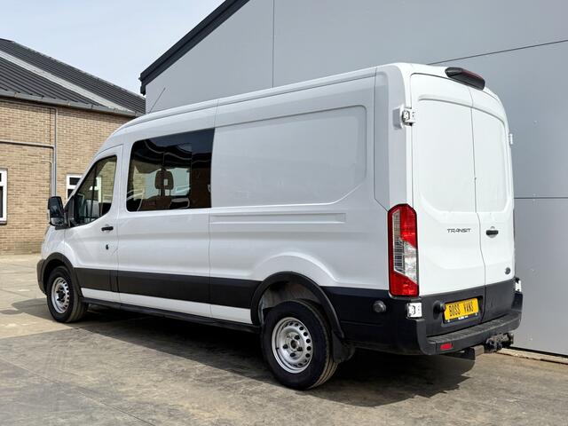 Ford TRANSIT DC 2.0 TDCI L3H2 130PK 6- persoons Dubbele cabine L3H2 Trekhaak Parkeersensoren voor