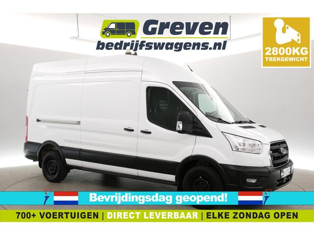 Ford TRANSIT 2.0 TDCI 170PK L2H2 | 2800kg Trekgew. | Traanplaat | Trekhaak | Airco | Camera | Cruise | Carplay | Parkeersens.