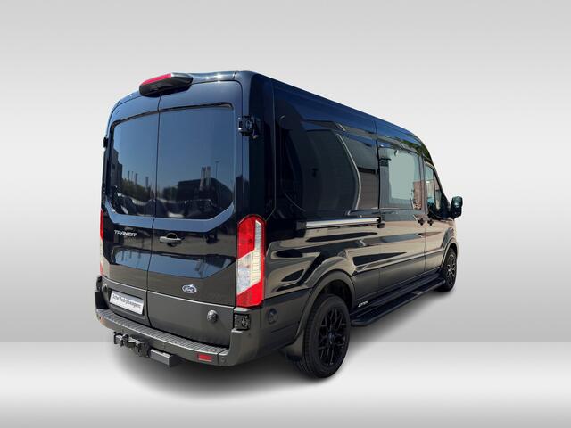 Ford TRANSIT 350 2.0 TDCI L3H2 Trend 130pk DC 7 zits - Navi - Stoelverwarming - Raptor - Cruise - Trekhaak - PDC - Rijklaar