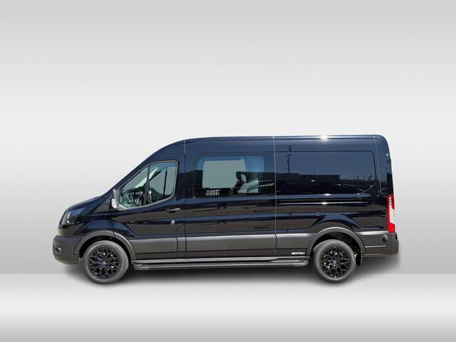 Ford TRANSIT 350 2.0 TDCI L3H2 Trend 130pk DC 7 zits - Navi - Stoelverwarming - Raptor - Cruise - Trekhaak - PDC - Rijklaar